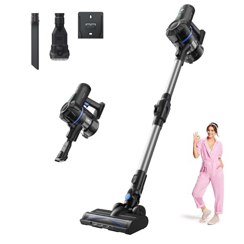 Image of DREAME Mova J10 Cordless Stick Vacuum Cleaner, 8K Pa Powerful Suction, 4x2200 mAh Battery, 35 Minutes Running Time, Folding Tube for Corner Cleaning, 0.5 Litre
