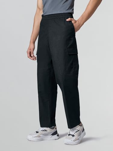 Image of XYXX Rove Ripstop Cargo | Solid Relaxed Fit | Wide Leg Cargo Pant for Men with 5 Pockets