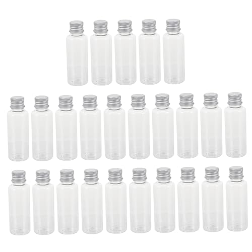 2 oz Plastic Bottles, Natural HDPE Cosmo Rounds w/Natural Disc Top Caps