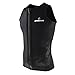 Luzhengyang Premium 3mm Neoprene Mens Wetsuit Top Vest - Sleeveless Front Zipper Shirt for Scuba Diving and Surfing - Ultimate Comfort and Warmth - for Water Sports Enthusiasts - L