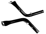 1993-2008 Black Saddlebag Eliminate Guard Removal Guards Eliminator Support Bracket Harley Davidson...