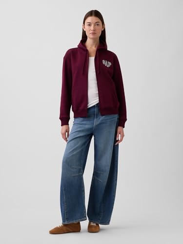 Image of GAP Women's Est. 1969 Hooded Logo Full Zip