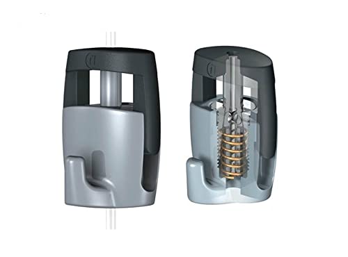 Image of Adjustable Picture Hook Holds 45lb on Both Perlon Cords and Steel Cables (4) Pack