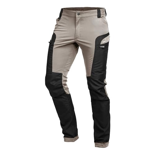 PUMA Workwear Pro One Adventure Outdoor Wanderhose Herren   Ideal para escalar, montañismo, parkour y más – flexible, reforzada y resistente   Pantalones de exterior para hombre, Marrón desierto., L