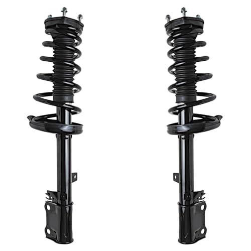 Image of Detroit Axle - FWD Front and Rear Struts w /Coil Spring Lower Control Arm + Sway Bars Tie Rods Suspension Kit for 2009-2012 Toyota Venza