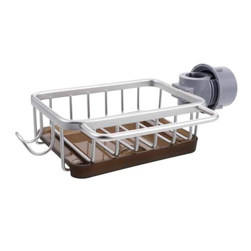 TOPPERFUN Escurridor De Fregadero Soporte para Esponja Soporte para Cepillos Escurridor De Fregadero Jabonera Organizador para Fregadero De Cocina Organizador para Encimera De Cocina