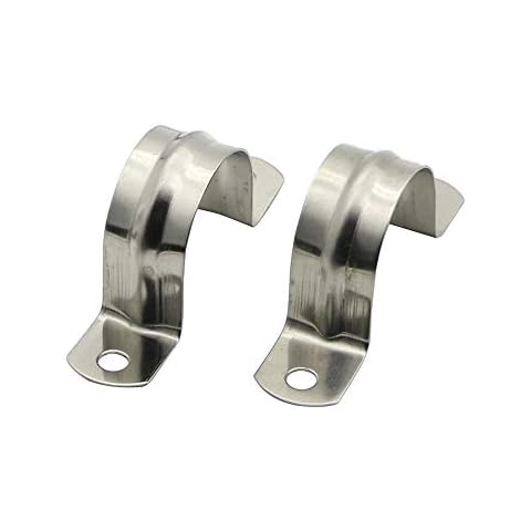 25mm Edelstahl 304 Rohrschelle U-Typ Rohrschelle Rohrschelle Klemme Zangen Kupplungs Hoop Packung mit 20 Großhandel Cover
