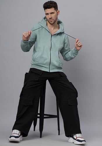 Image of Wear Your Opinion Men's Plus Size Fleece Zipper Hoodie Jacket