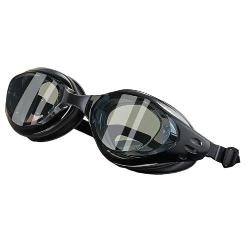 MotiveTech Men's Swim Goggles with Silicone Frame for Outdoor Snorkeling and Pool Use