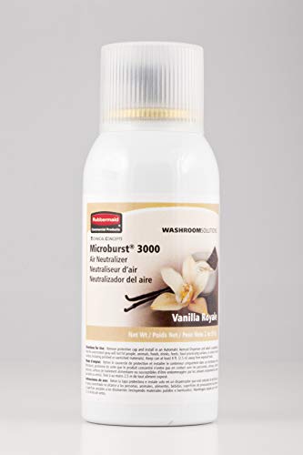 Rubbermaid Commercial FG401691 Refill for Microburst 3000 Automatic Odor Control System, Vanilla Royale