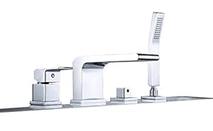 Bernstein 6080 Wasserfall-Badewannenarmatur 4-Loch