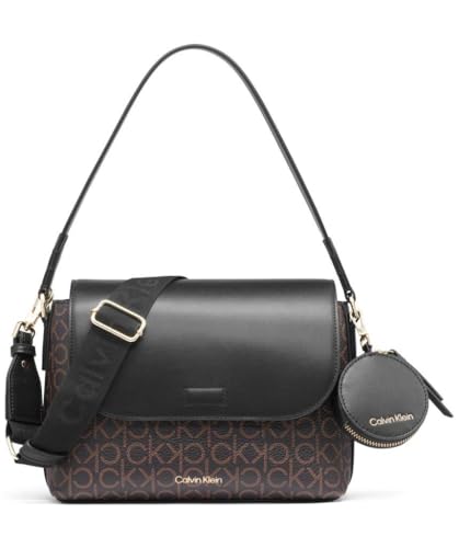 Calvin Klein Womens Millie 2 in 1 Flap Shoulder Bag & Crossbody