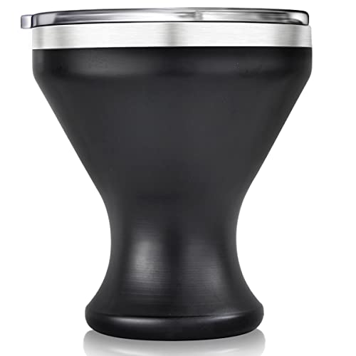Jillmo Martini Glasses, Insulated Margarita Glasses, Set Of 2, Black #TOP2