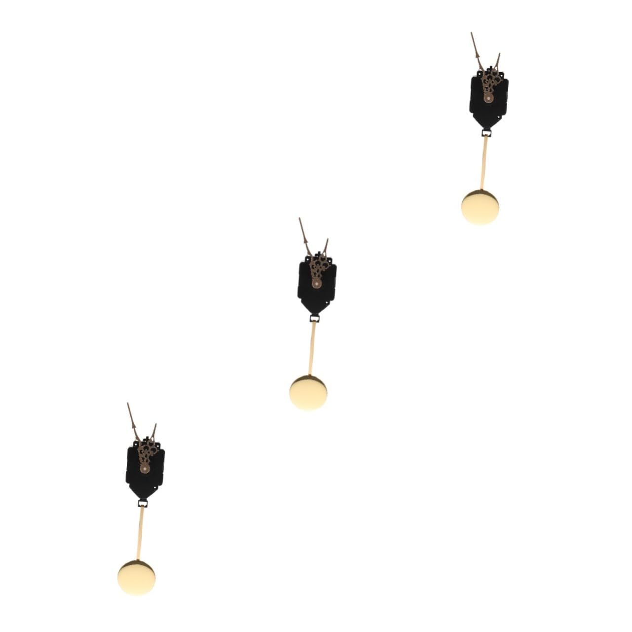 HOMSFOU 3sätze Mute Quartz Uhrwerk Mit Pendel Uhrteile Für Wanduhr Leise Zeitmessung Präzise Und Zuverlässige Bewegung Installieren Verschiedene Designs