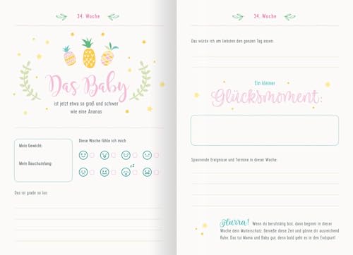 Oh Baby!: Mein Schwangerschaftstagebuch | Eine liebevolle und originelle Geschenkidee für Schwangere