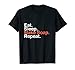 Eat Sleep Make Soap Repeat T-Shirt regalo per gli amanti del sapone Maglietta