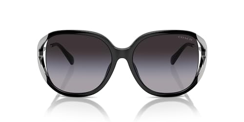 COACH Women's Hc8396u Universal Fit Square Sunglasses