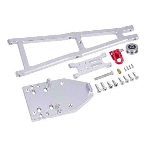 RC �J�[�p�[�c For Axial For Capra 1.9UTB For Trail For Buggy 1/10 �ԃN���[���[ CNC �A���~ RC ���b�J�[���b�J�[���b�J�[�ԃN���[���A�[���L�b�g�V�~�����[�V�����A�b�v�O���[�h���i(Silver)