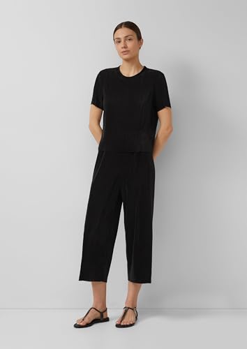 Pantalon Culotte plissé fluide s.Oliver coupe large légère - 7