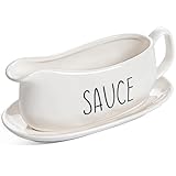 LE TAUCI Gravy Boat with Saucer Stand