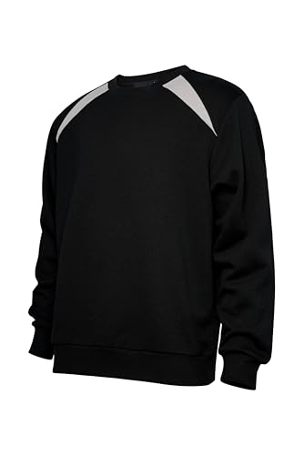 TanBridge Men's Fleece Lined Sweatshirts,Casual Crewneck Pullover Sweatshirts for Men.2