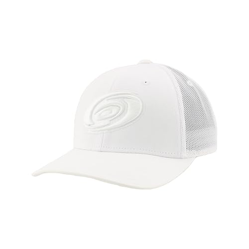 Carolina Hurricanes NHL Officially Licensed Adjustable Snapback Hat Dakota Echo White