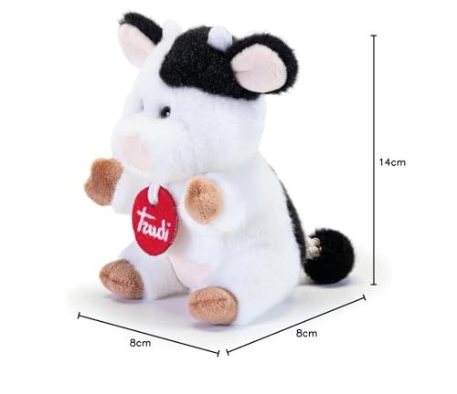 Trudi Trudino Cow Ideal plush as a gift for birthdays Christmas and other occasions, Weiß, 8x14x8 cm - Image 4