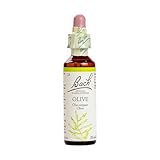 Bach - Flor de Bach Olive, Complemento Alimenticio, con Extracto de Flores de Olivo, Uva de Alc 27% Vol, Ayuda a Gestionar las Emociones Cuando Se Quiere Sentir Activo e Interesado - 20 ml