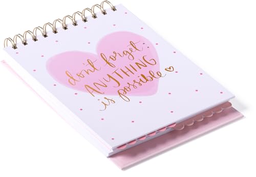 Cahier à spirale ligné avec onglets bloc-notes blanc A5 200 pages pour l'école