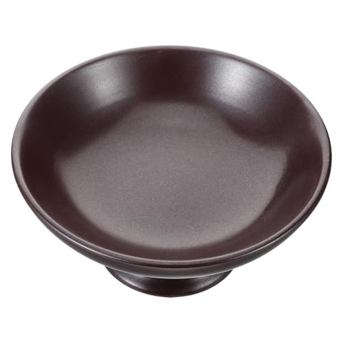 VALICLUD Vintage Ceramic Footed Fruit Bowl Elegant Porcelain Dessert Plate with High Pedestal Design for Stylish Home Parties and Gatherings