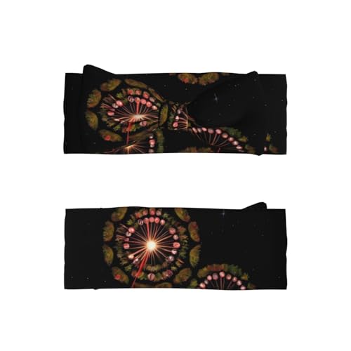 Starry Dandelion Baby Bow Headband. Comfortable baby headband, suitable for daily wear and photo props.2