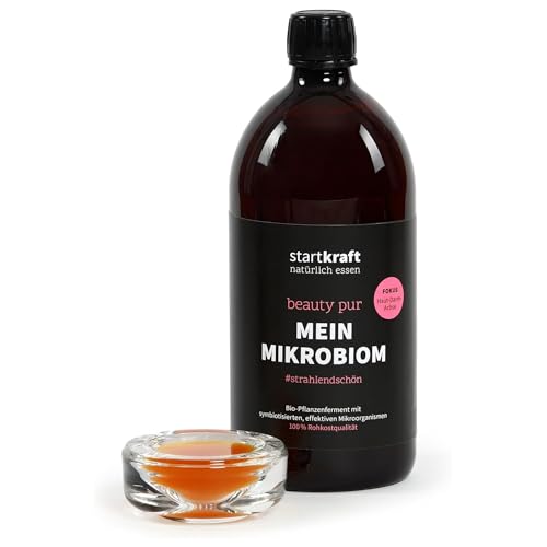 startkraft Mikrobiom Beauty Pur 1 Liter, Effektive Mikroorganismen, Pflanzenferment, Nahrungsergänzungsmittel mit 31 Bakterienstämmen, vegan, glutenfrei