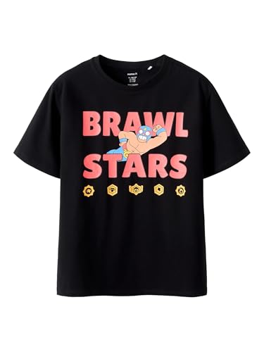 T-shirt Brawl Stars garçon NAME IT en coton haut de jeu haut enfant été vêtement manga gamer