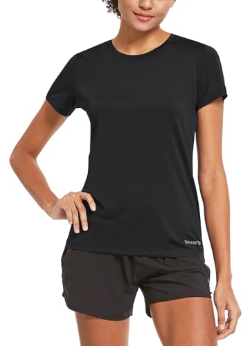 baleaf Women's Short Sleeve Running Workout Shirts Athletic Tops Lightweight Quick Dry Training Yoga Crewneck2