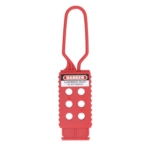 Image of Lock Out Tag Out Hasp for Maintenance Tagout Shutdown, 3PCS Jaw Diameter Stainless Steel Lockout Hasp with 6 Holes Lockout Tagout Hasp for Shutdown Maintenance