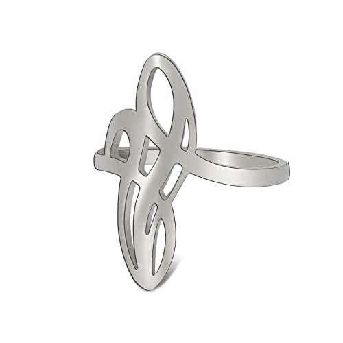 Bague nœud celtique acier inoxydable style wiccan pour homme et femme