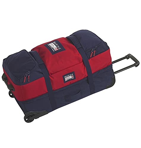 Marinepool Classic Wheeled Bag 140L Farbe rot/Navy, Gewicht in kg 4,65, Liter 140, Maße in cm LxBxH 80 x 42 x 42