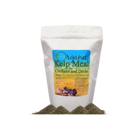 Organic Kelp Meal Feed for Chickens and Ducks (15 oz) Vitamin Supplement Cover