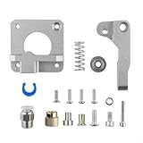 Aluminium-Extruder-Kit für 3D-Drucksysteme mit verbesserter Haltbarkeit und einstellbarem Vorschubdruck, kompatibel mit verschiedenen Druckermodellen (grau)