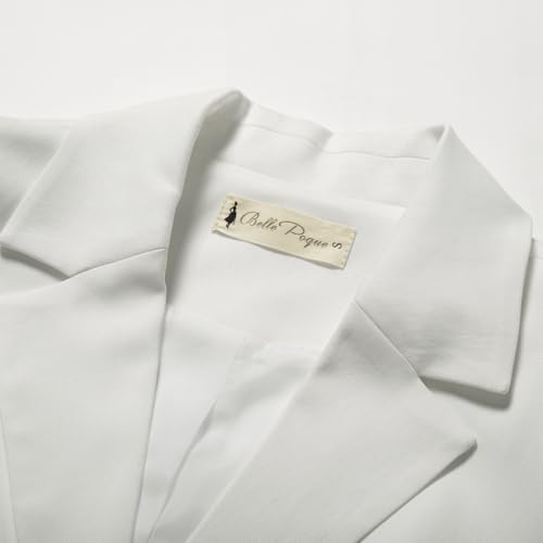 Belle Poque Vest for Women Business Casual Sleeveless Blazer Suit Vest Tops Light Jackets Blazers with Pockets3