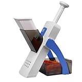 MULTIFONCTIONNELLE ET PRATIQUE - Cette mandoline de cuisine répond à tous vos besoins quotidiens : couper, râper, trancher rapidement les légumes et les fruits tout en rendant la cuisine plus agréable et plus saine.