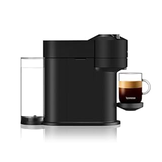 Nespresso ENV120.BMAE Vertuo Next Automatic Pod coffee machine with milk frother for Espresso, Cappuccino & Latte by Magimix in Matt Black [Amazon Exclusive]