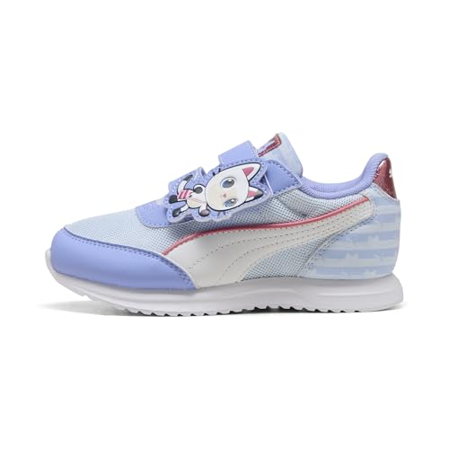 PUMA Unisex-Child Gabbys Dollhouse R78 Lightwind Hook and Loop Shoes Intense Lavender- White-Wild Pink SS26 10.5 Little Kid