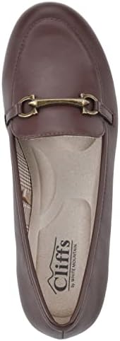 CLIFFS BY WHITE MOUNTAIN Women's Glowing Flat, Brown/Smooth, 8 M | Image 5