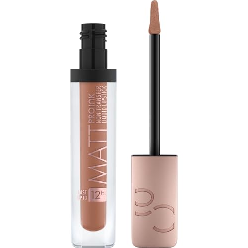 Catrice Matt Pro Ink Non-Transfer Liquid Lipstick, Nr. 160, Braun, langanhaltend, mattierend, schnelltrocknend, vegan, ohne Parabene, ohne Mikroplastikpartikel, Nanopartikel frei, 1er Pack (5ml)