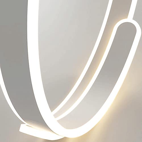 Lustre LED rond blanc pour en finir avec les pièces sombres et mal éclairées