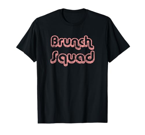 Brunch squad retro vintage camiseta weathered camiseta