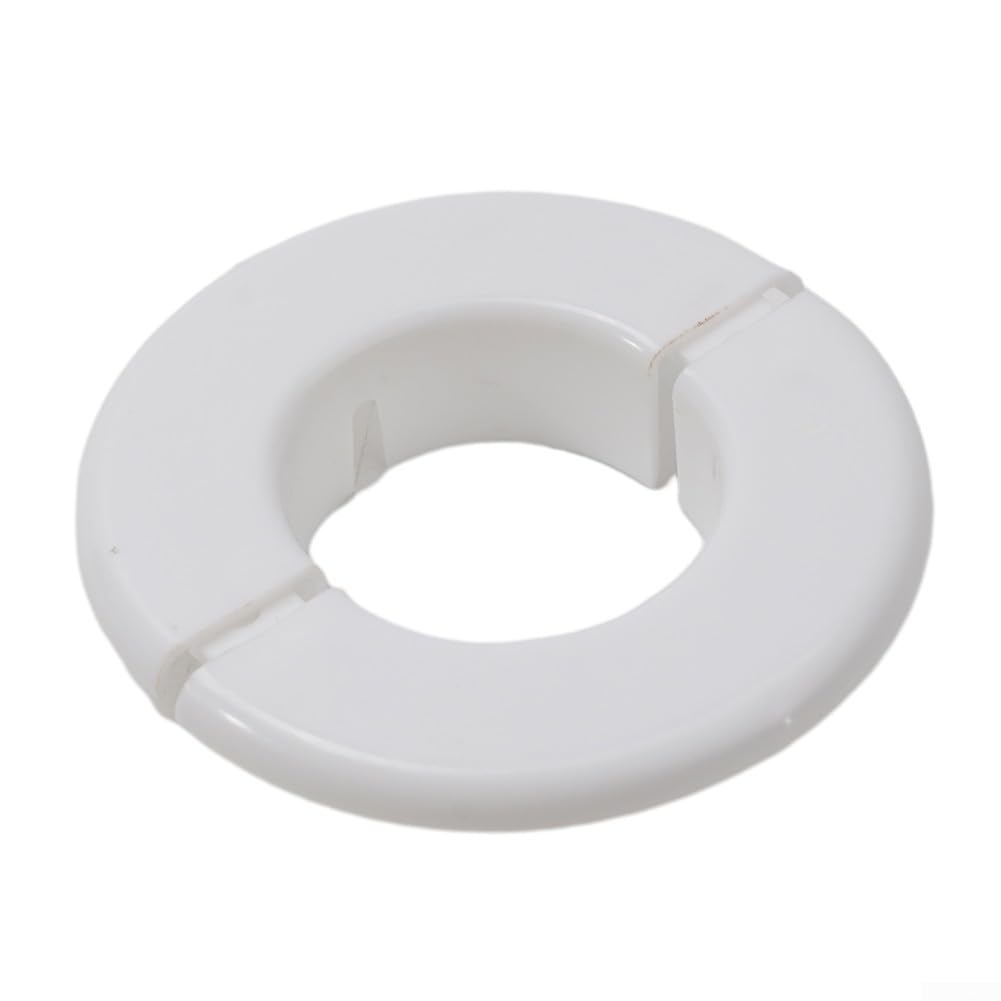 Cubierta de agujero de aire acondicionado, cubierta redonda de plástico, cubierta decorativa de agujero de tubería para aire acondicionado, cubierta de agujero de pared para agujero de 40-80 mm de