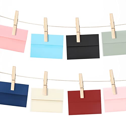 A7 Ivory Invitation 5X7 Envelopes - Self Seal, Square Flap,Perfect For 5X7 Cards, Weddings, Birthday, Invitations, Graduation, Baby Shower, 5.25 X 7.25 Inches, 100 Pack, Ivory #TOP5