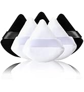 HoPliGhe Triagle Powder Puff,6 Pcs Powder Puffs for Face Powder,Supper Soft Velour Triangle Powde...